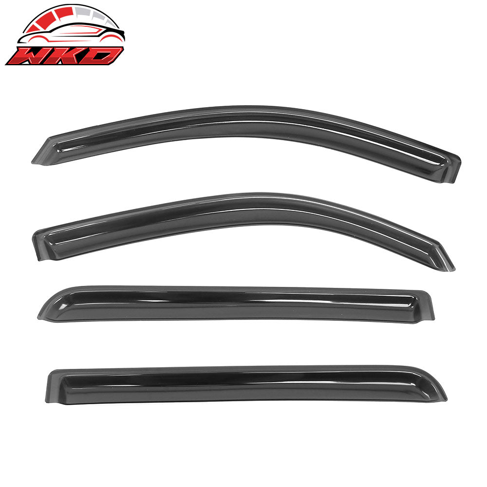 Fits 19-25 Dodge Ram 1500 Crew Cab In Channel Window Visors Sun Rain Guard Vent