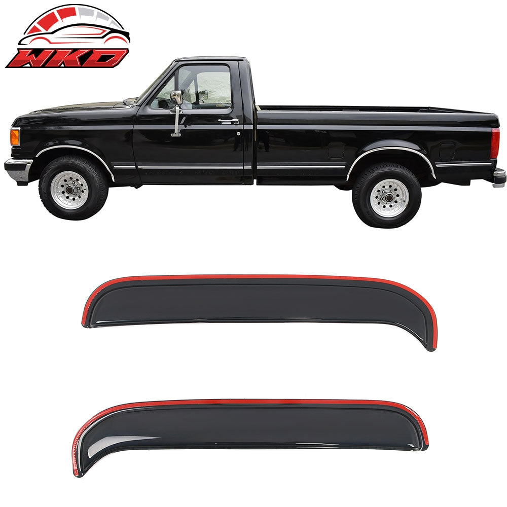 Wholesale 80-96 Ford F-150 F-250 F-350 Regular Cab 2PC In-channel Window Visors Shade
