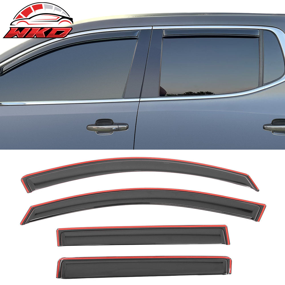 2017-23 GMC Acadia In Channel Window Visors Acrylic Wind Sun Rain Guard Vent | Wholesale