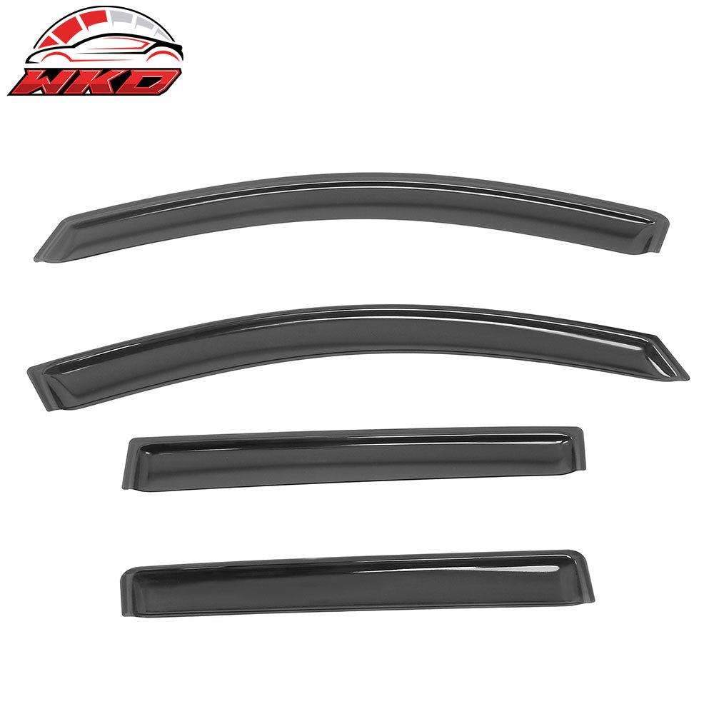 Fits 17-23 GMC Acadia In Channel Window Visors Acrylic Wind Sun Rain Guard Vent