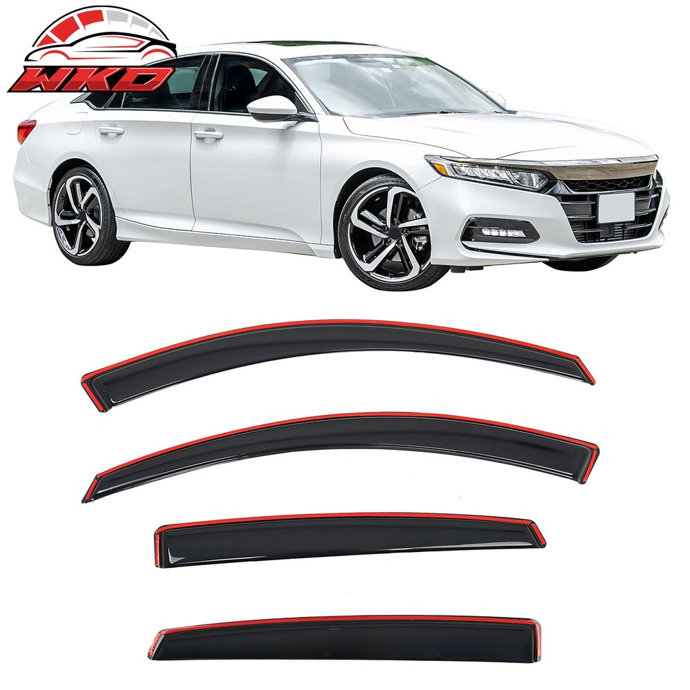 2018-26 Honda Accord Window Visors In-Channel Rain Sun Vent Guard Shade 4PCS | Wholesale