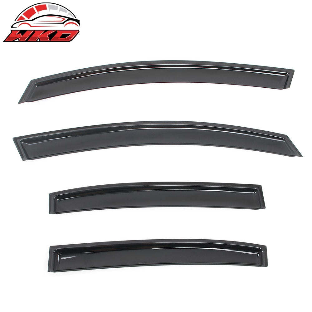 Fits 12-15 Honda Civic Sedan 4PC In Channel Window Visors Rain Deflector Acrylic