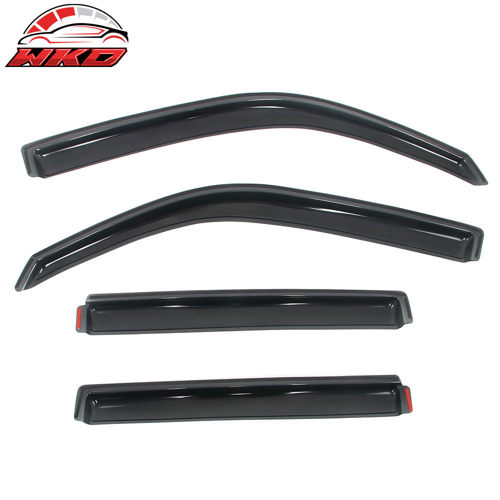 Fits 09-15 Honda Pilot Window Visors In Channel Deflectors Rain Vent Guard 4PCS