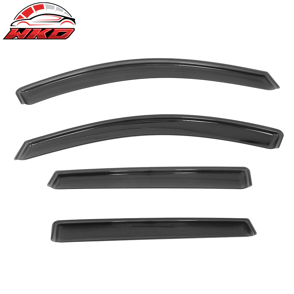 Fits 16-20 Kia Sorento In-channel Window Visor Acrylic Side Door Deflectors 4PC
