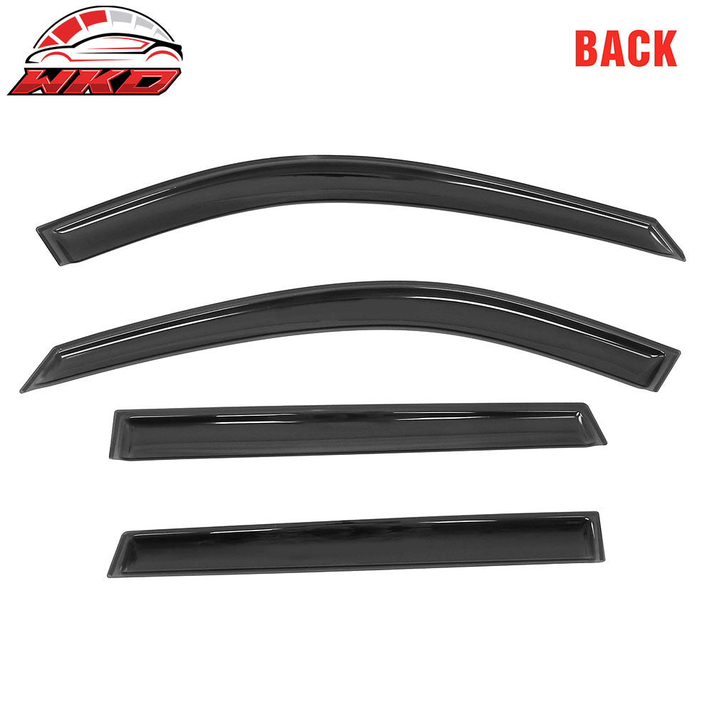 Fits 20-25 Kia Telluride In-channel Window Visor Acrylic Side Door Deflector 4PC