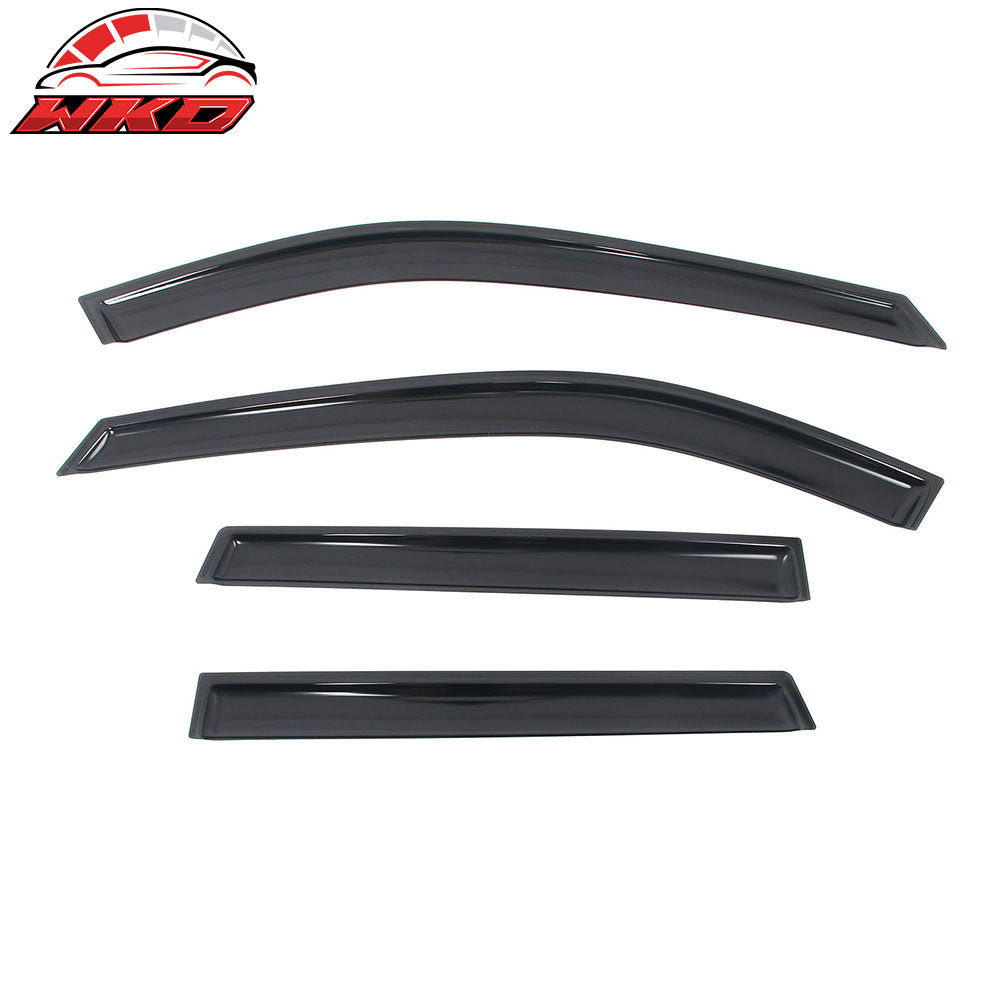Fits 21-25 Nissan Rogue 4PCS In-channel Window Visors Side Rain Sun Vent Shade