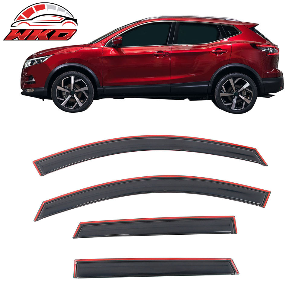 2017-22 Nissan Rogue Sport 4PCS In-channel Window Visor Rain Sun Vent Shade | Wholesale