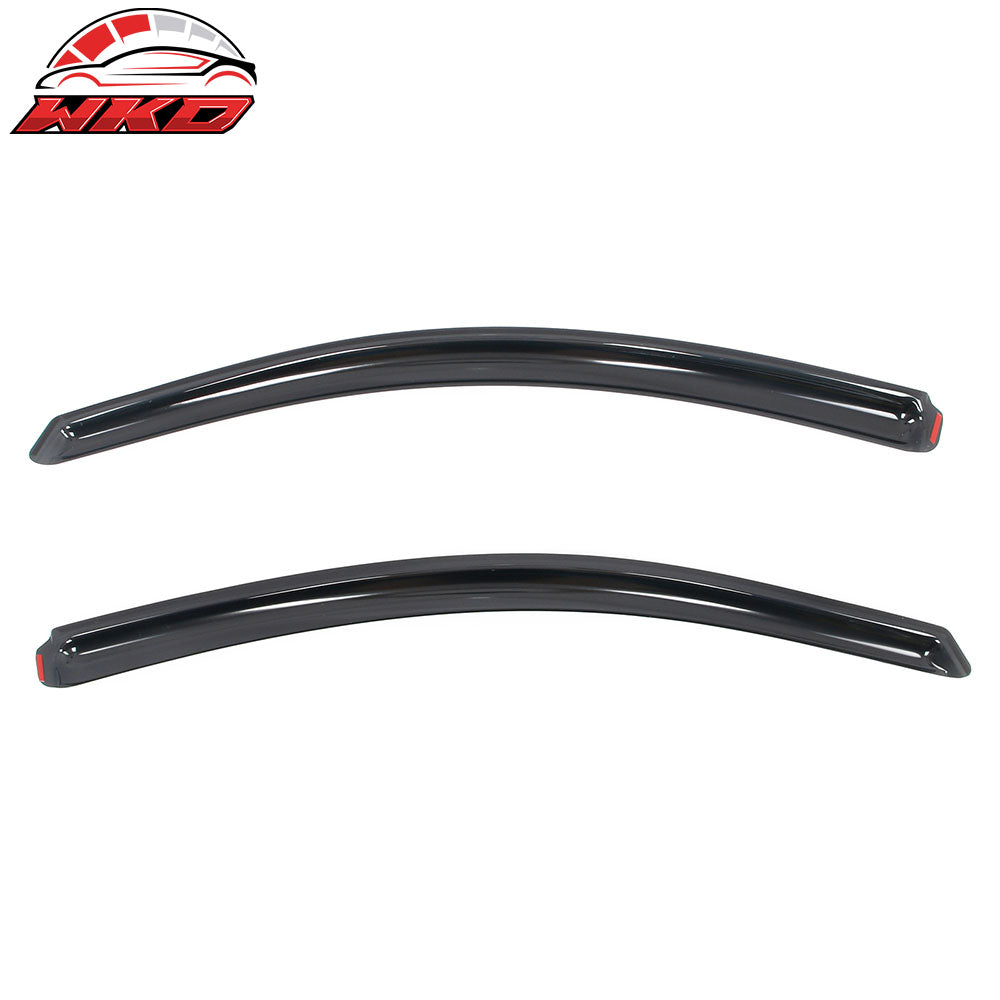 Fits 17-19 Nissan Titan& Titan XD Standard/Extended Cab In-Channel Window Visors