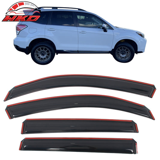 Wholesale 14-18 Subaru Forester Acrylic Window Visors In Channel Rain Sun Deflectors