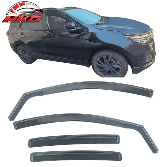 Wholesale 18-24 Chevy Equinox Side Window Visors Injection PC In-Channel Deflectors