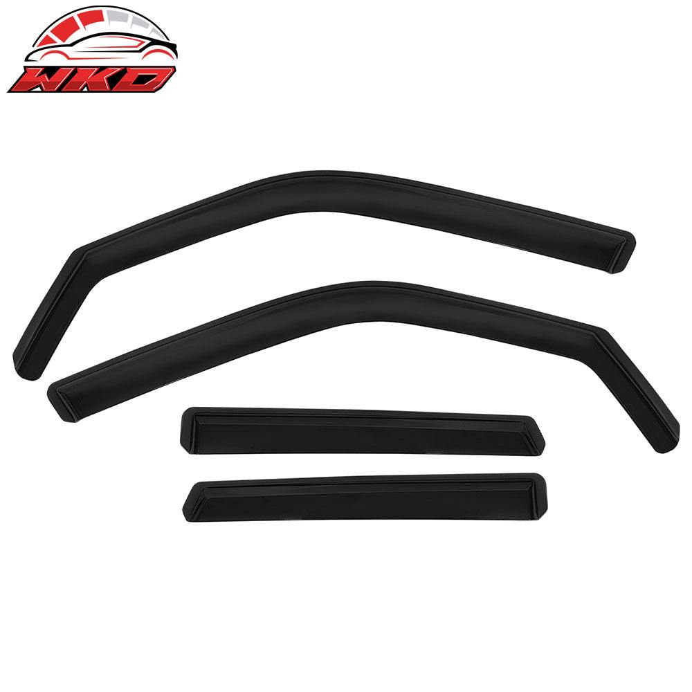 Fits 21-26 Ford Bronco Sport Window Visors Injection PC In-Channel Deflectors