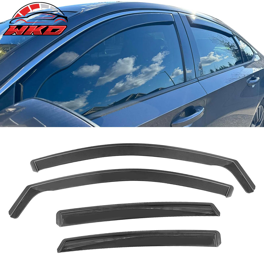 2018-25 Honda Accord Sedan Window Visors Injection PC In-Channel Deflectors | Wholesale