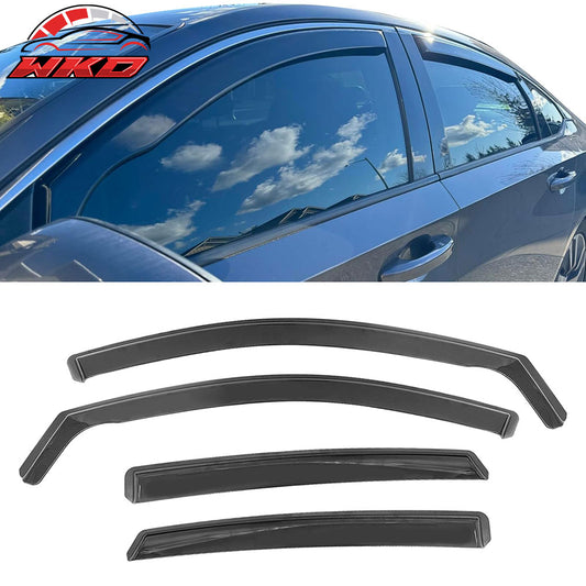 2018-25 Honda Accord Sedan Window Visors Injection PC In-Channel Deflectors | Wholesale