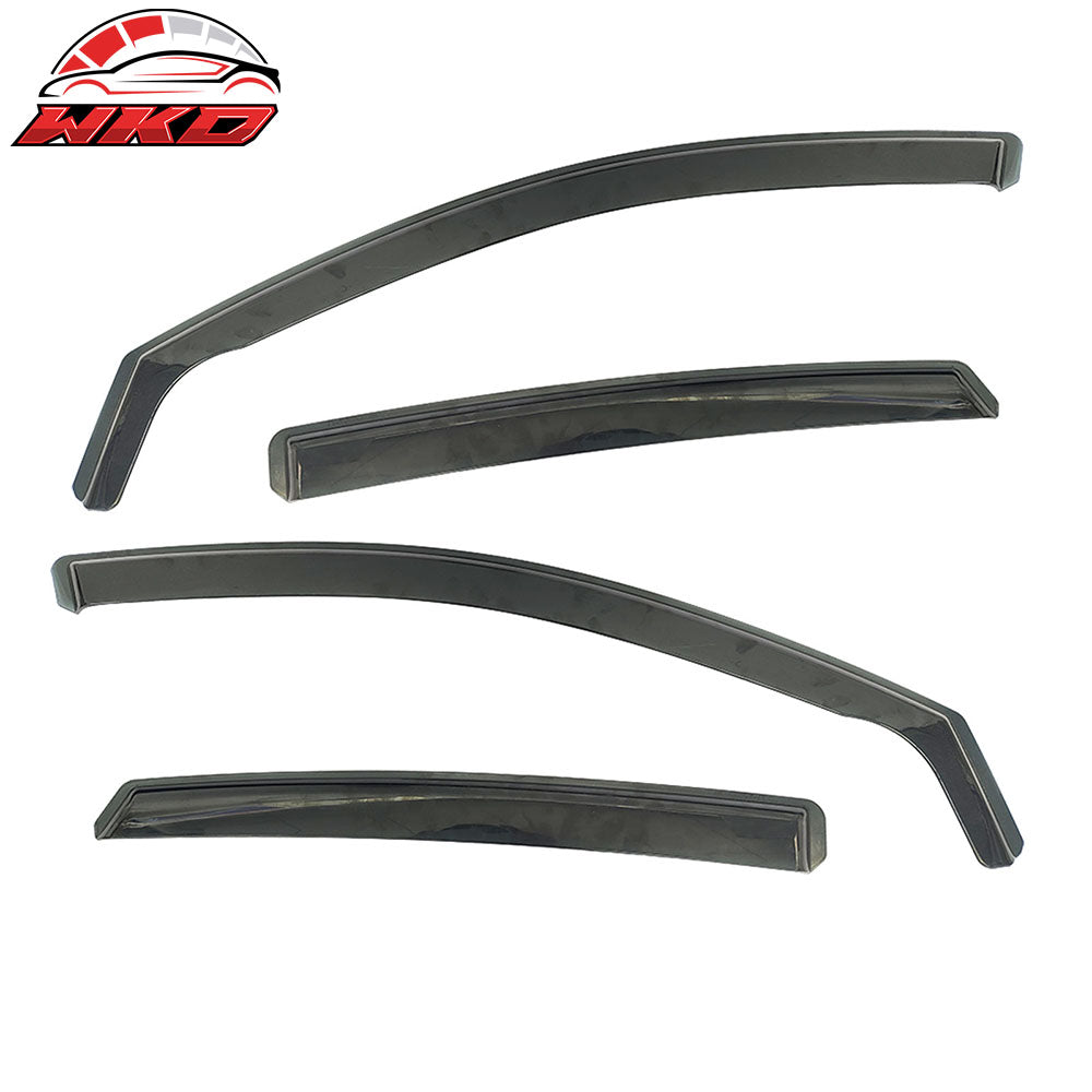 Fits 18-25 Honda Accord Sedan Window Visors Injection PC In-Channel Deflectors