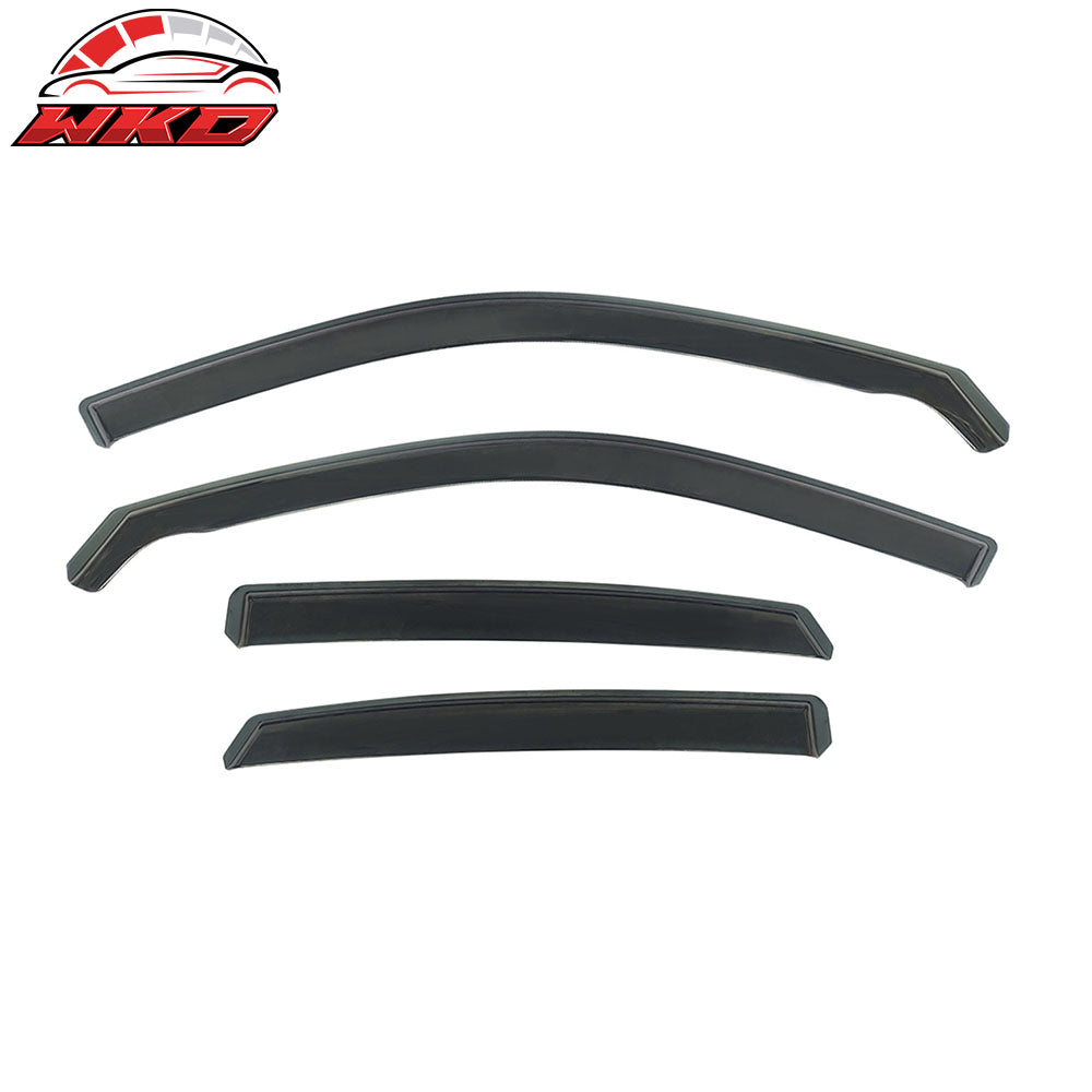 Fits 22-26 Honda Civic Sedan Window Visors Injection PC In-Channel Deflectors