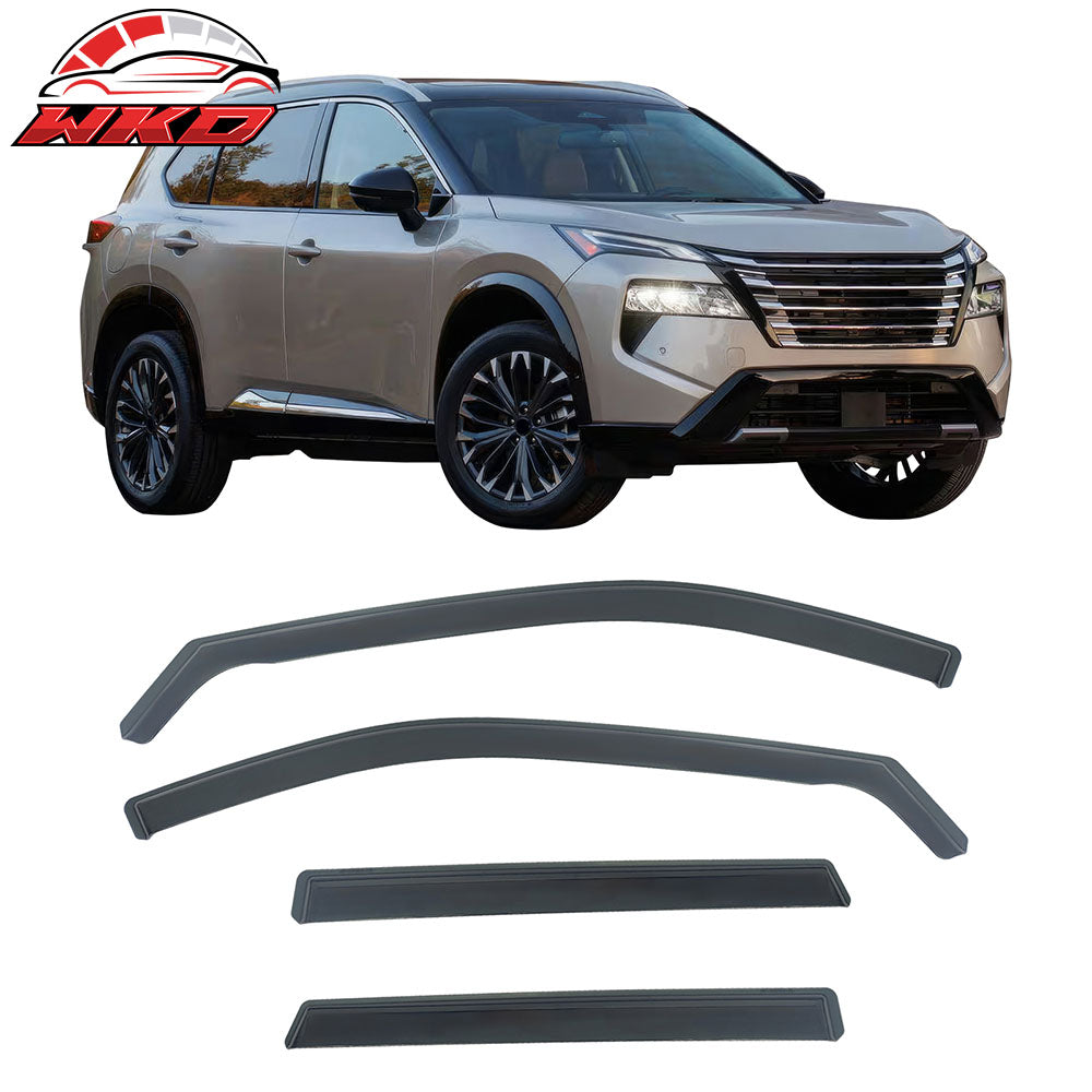 2021-26 Nissan Rogue In-Channel Window Visors Vent Rain Guards Deflectors PC | Wholesale