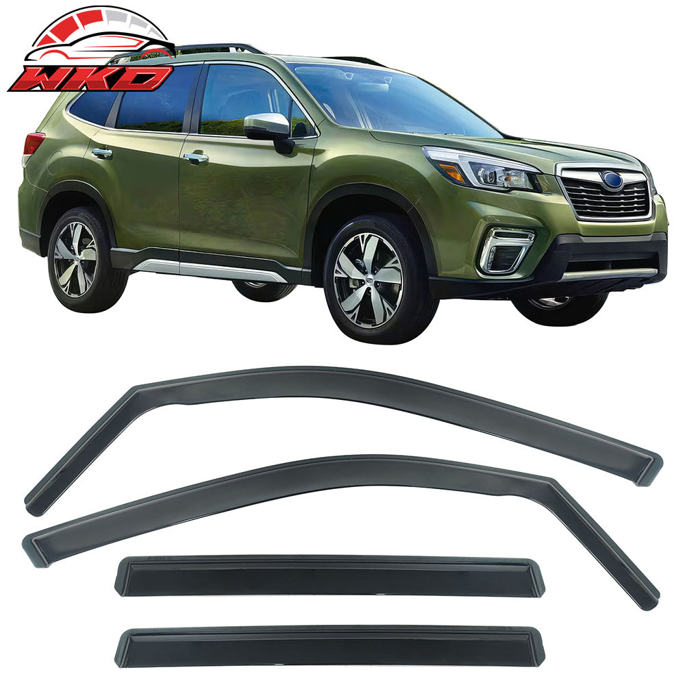 2019-24 Subaru Forester In-Channel Window Visors Rain Guards Deflectors PC | Wholesale