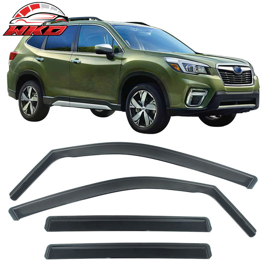 2019-24 Subaru Forester In-Channel Window Visors Rain Guards Deflectors PC | Wholesale