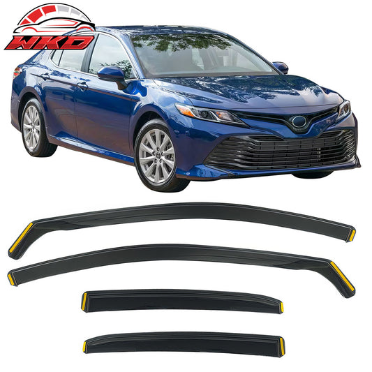 2018-24 Toyota Camry In-Channel Window Visors Vent Rain Guards Deflectors PC | Wholesale