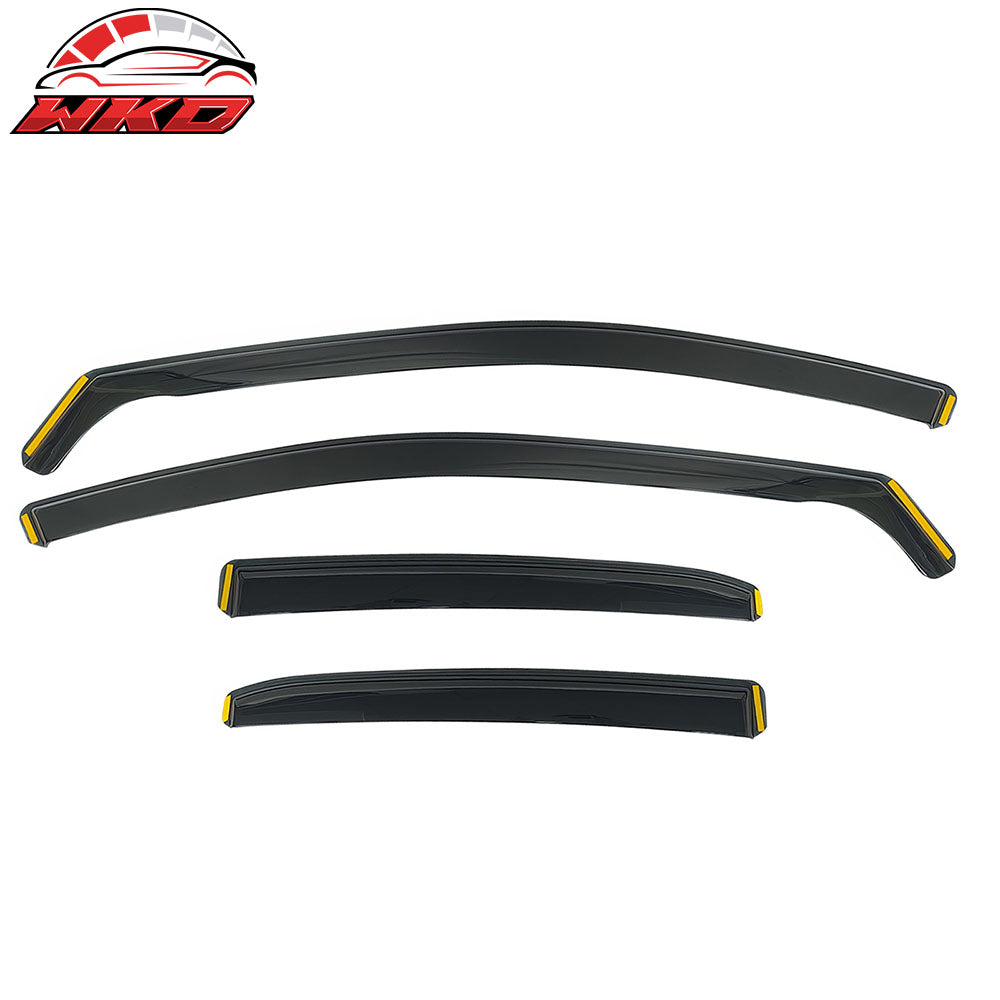 Fits 18-24 Toyota Camry In-Channel Window Visors Vent Rain Guards Deflectors PC