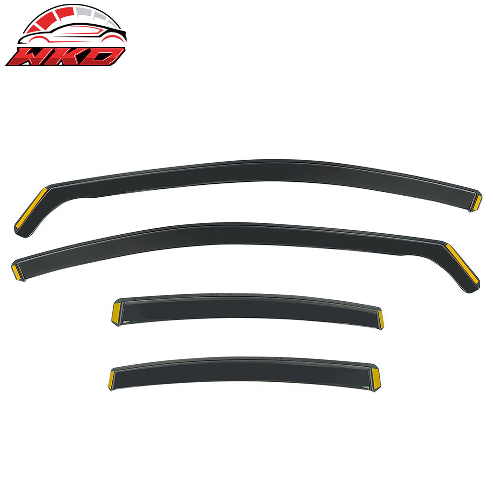 Fits 25-26 Toyota Camry In-Channel Window Visors Vent Rain Guards Deflectors PC