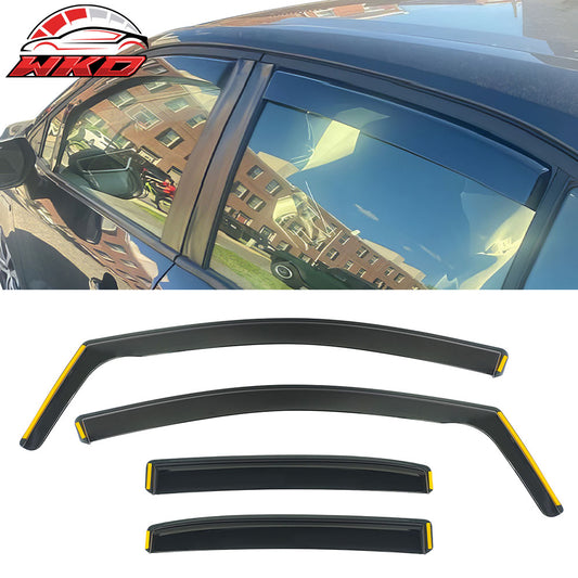 2020-26 Toyota Corolla Sedan In-Channel Window Visors Guards Deflectors PC | Wholesale