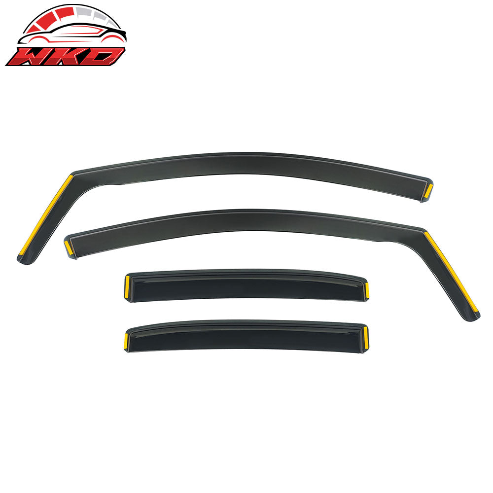 Fits 20-26 Toyota Corolla Sedan In-Channel Window Visors Guards Deflectors PC