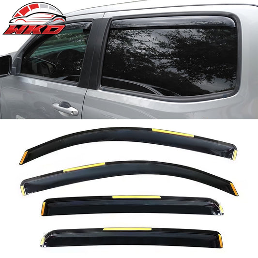 Wholesale 16-23 Toyota Tacoma Double Cab In-Channel Window Visors Guard Deflectors PC