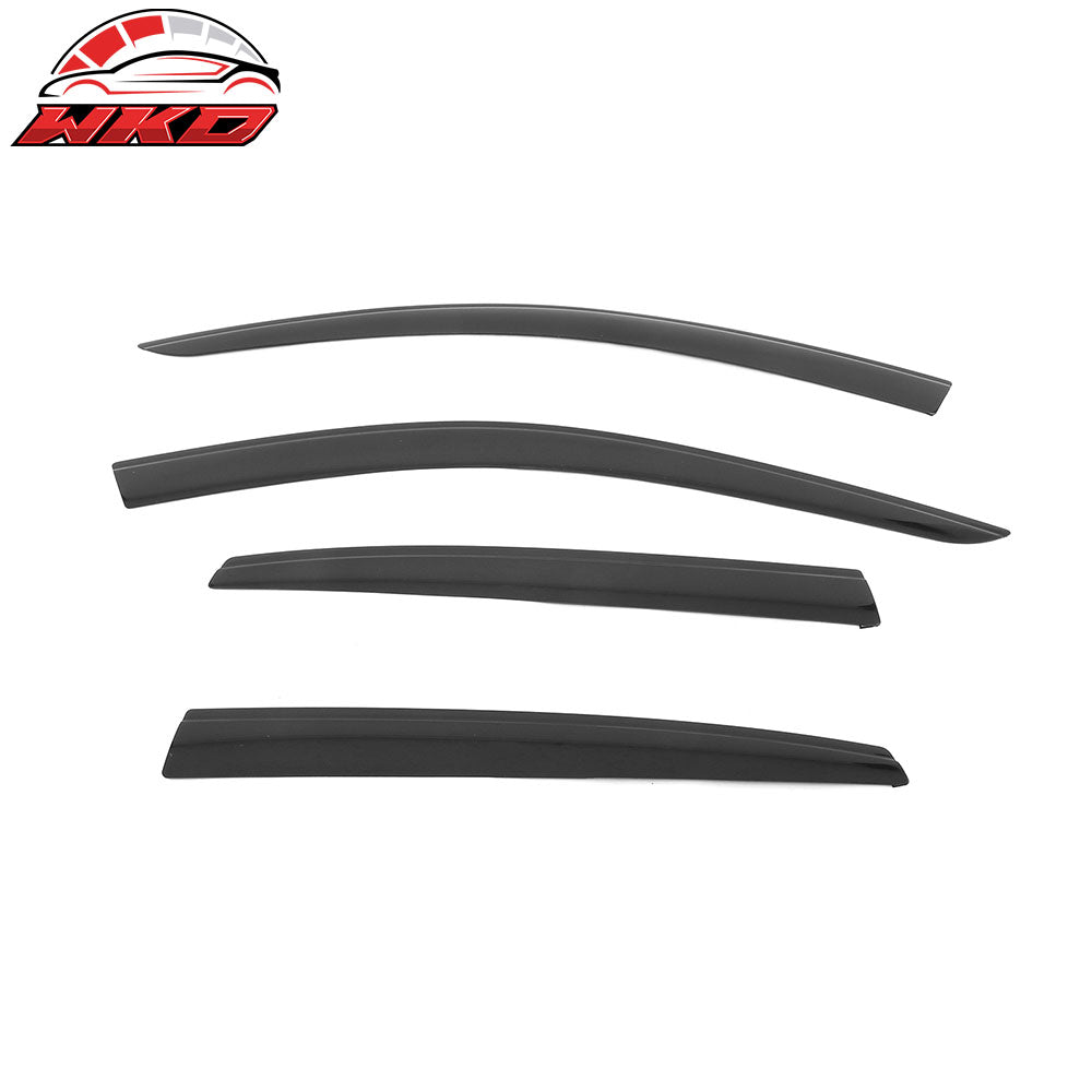 Fits 21-25 Acura TLX Low Profile Style Tape-On Window Visors Sun Rain Deflectors