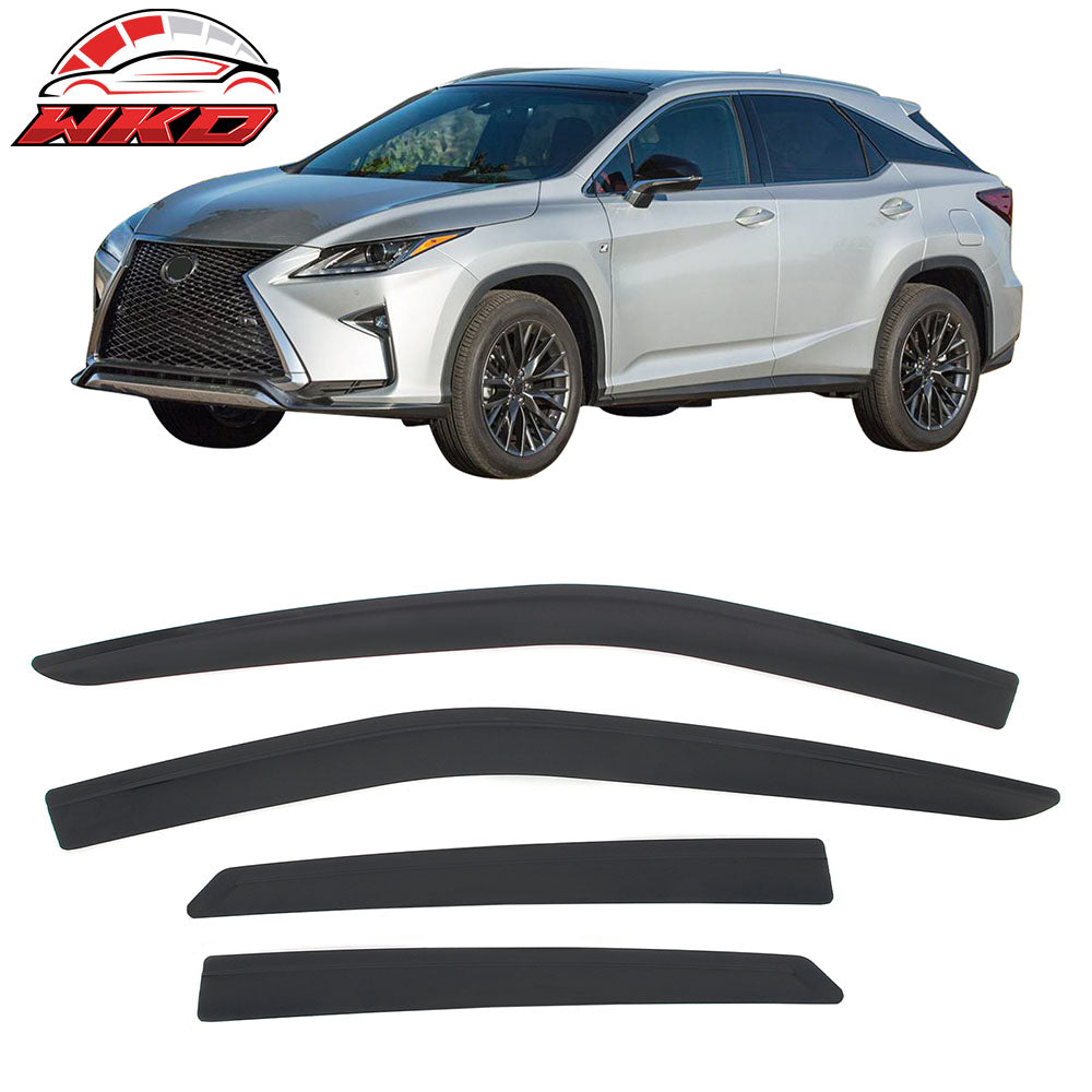 2016-22 Lexus RX350 RX450h Low Profile Style Tape-On Window Visors Deflectors | Wholesale
