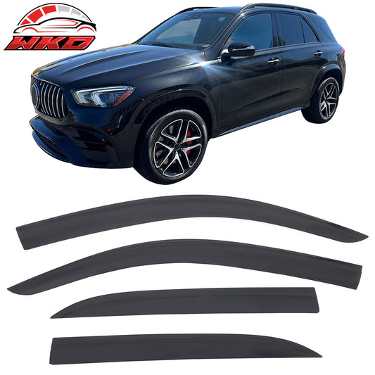 2020-25 Benz W167 GLE-Class SUV Low Profile Style Tape-On Window Visors Guard | Wholesale