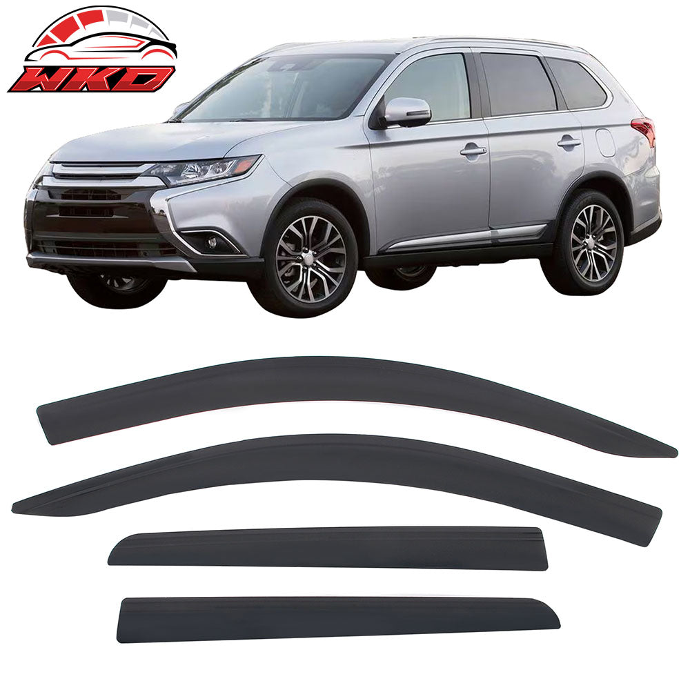 2014-20 Mitsubishi Outlander 2018-22 PHEV Low Profile Style Window Visors Guard | Wholesale