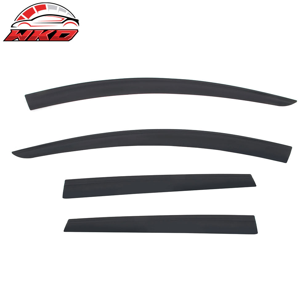 Fits 15-24 Nissan Murano Low Profile Style Tape-On Window Visors Rain Deflectors