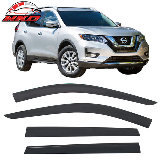 2014-20 Nissan Rogue Low Profile Style Tape-On Window Visors Rain Deflectors | Wholesale
