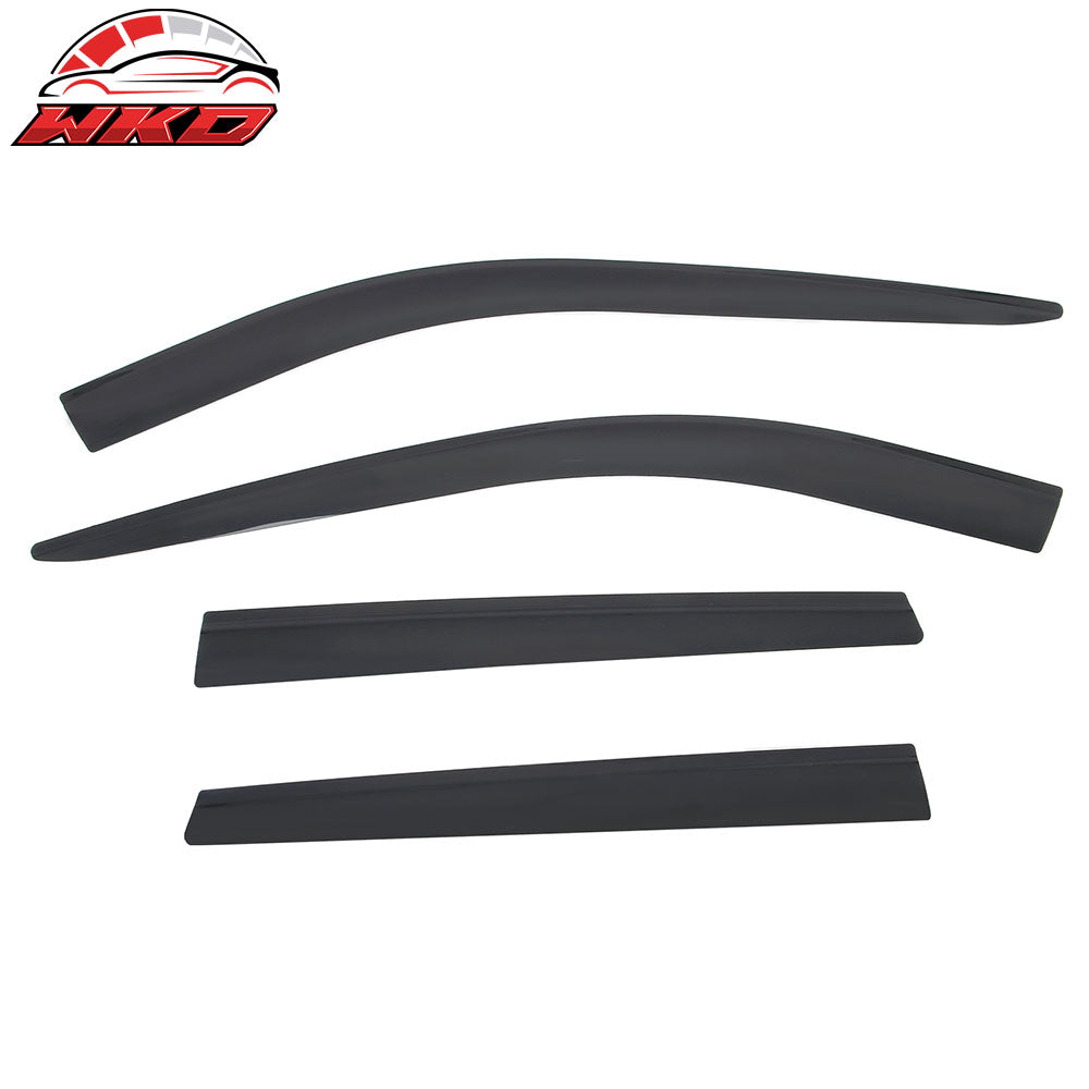 Fits 21-25 Nissan Rogue Low Profile Style Tape-On Window Visors Rain Deflectors