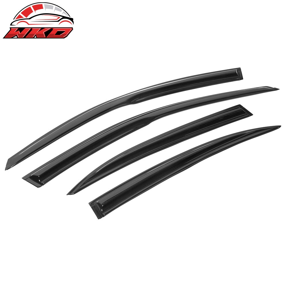 Fits 13-15 Chevy Malibu/16 Malibu Limited Mugen Style Acrylic Window Visors 4Pc