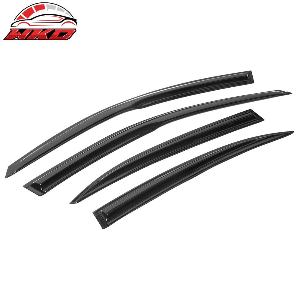 Fits 13-15 Chevy Malibu/16 Malibu Limited Mugen Style Acrylic Window Visors 4Pc