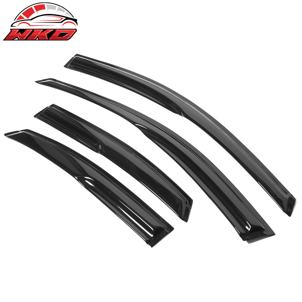 2000-07 Ford Focus Sedan Mugen Style Tape On 4PC Window Visor Vent Rain Guard | Wholesale