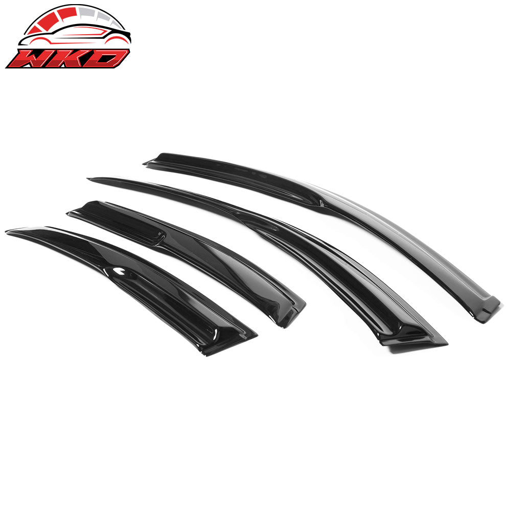 Fits 00-07 Ford Focus Sedan Mugen Style Tape On 4PC Window Visor Vent Rain Guard