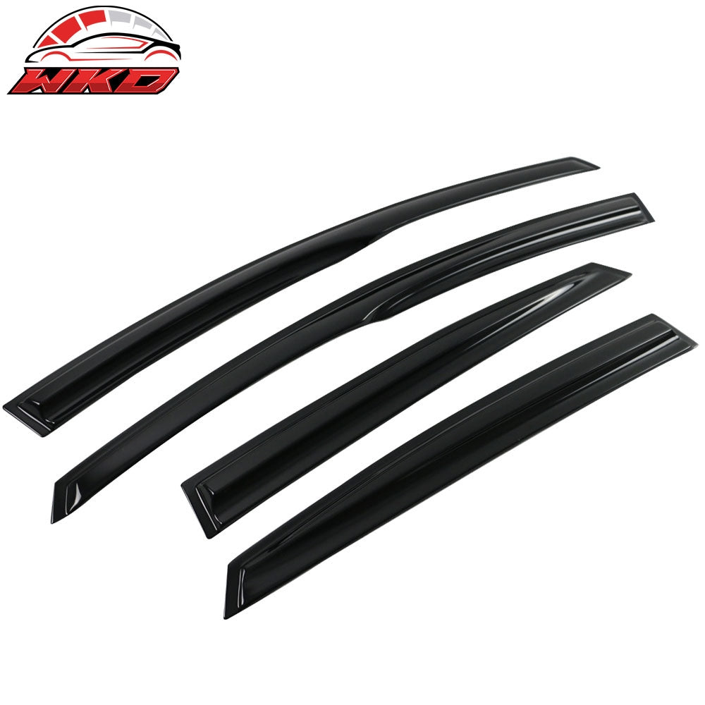 Wholesale 11-19 Fiesta Hatchback Mugen Style Acrylic Window Visors 4Pc Set