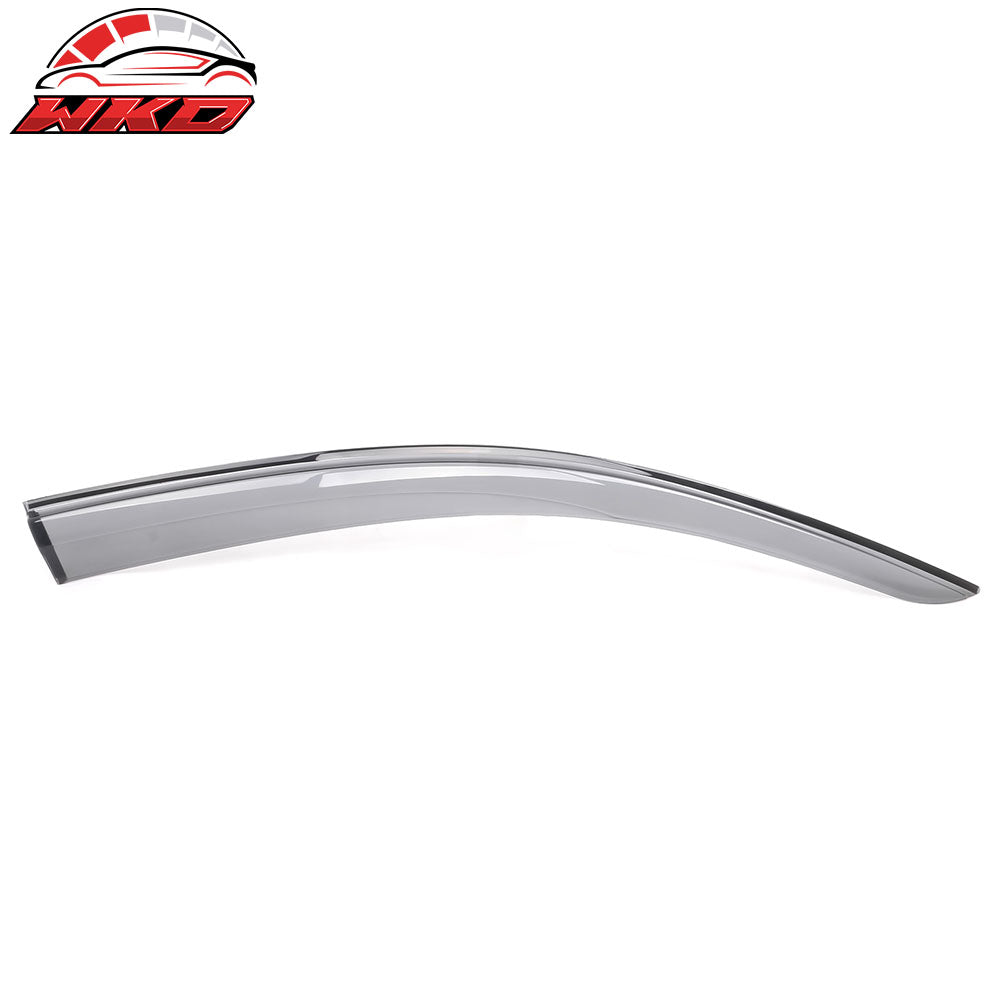 Fits 16-21 Civic Mugen Sedan Transparent Smoke Window Visor Sun Rain Guard 4PCS