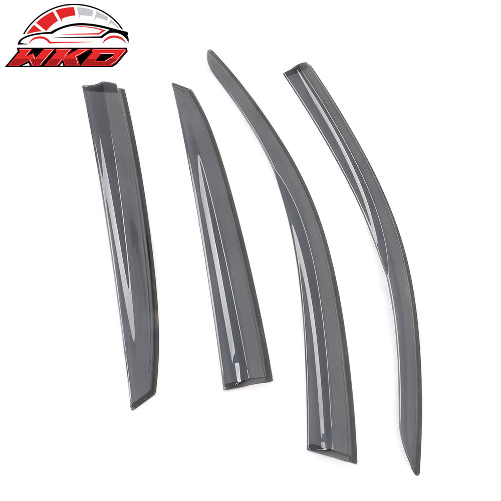 Fits 17-21 Honda Civic Hatchback FK7 Window Visors Mugen Style Transparent Smoke