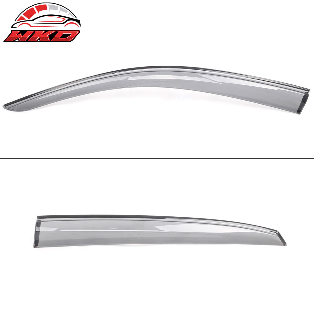 Fits 17-21 Honda Civic Hatchback FK7 Window Visors Mugen Style Transparent Smoke