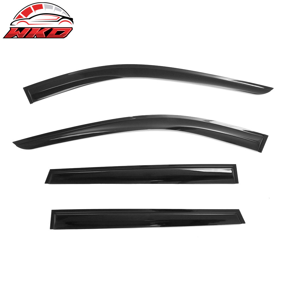 Fits 22-25 Infiniti QX60 Smoke Acrylic Mugen Style Window Visors Deflector 4PCS
