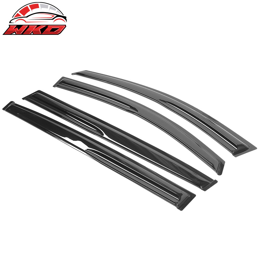 Fits 11-16 Kia Sportage Mugen Style Window Visors Rain Guard Acrylic 4Pc Set