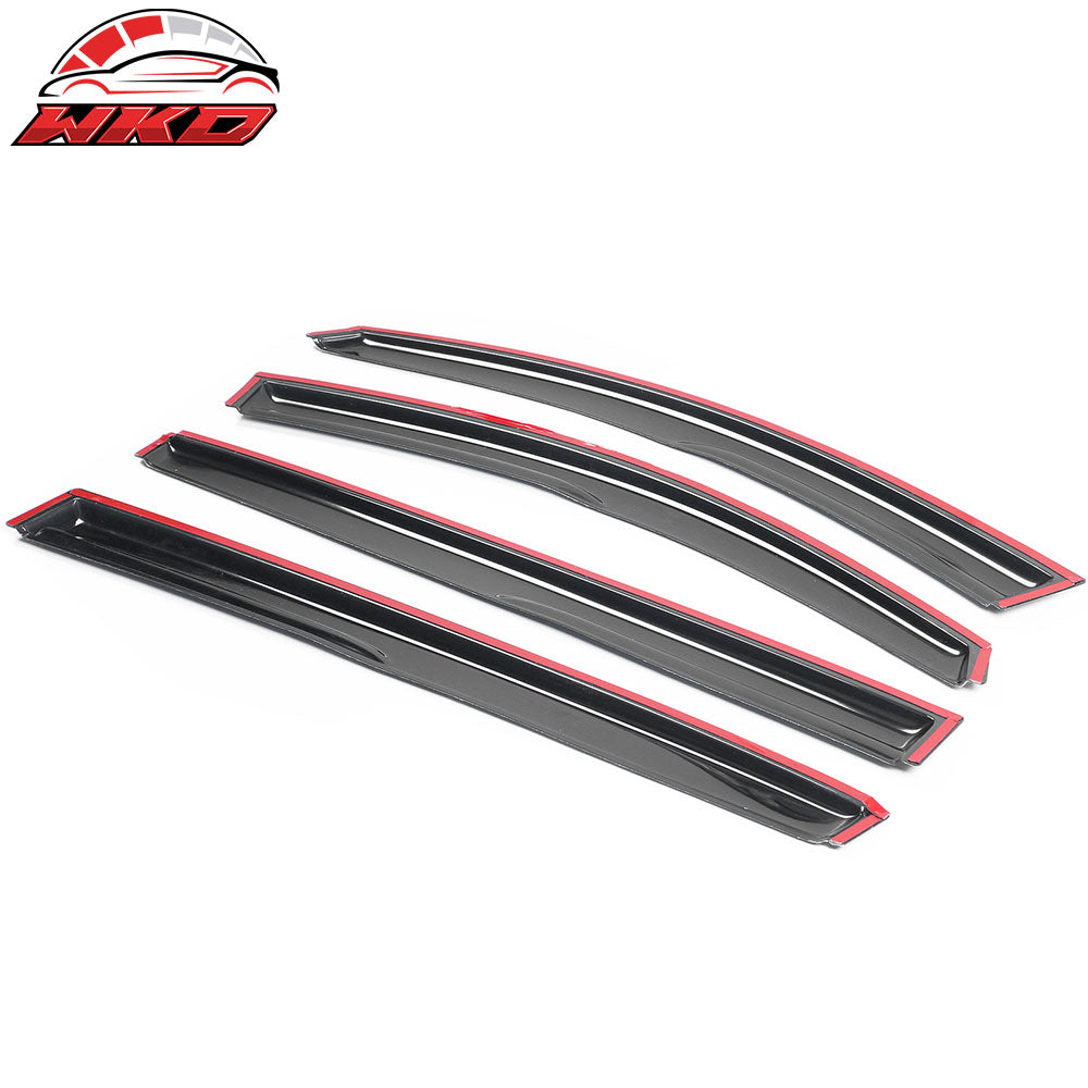 Fits 11-16 Kia Sportage Mugen Style Window Visors Rain Guard Acrylic 4Pc Set
