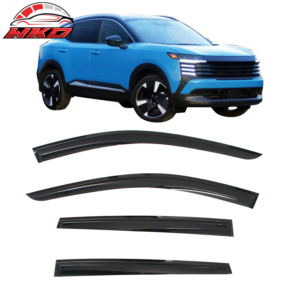 25-26 Nissan Kicks Mugen Style Window Visors Rain Vent Guard Acrylic 4PCS | Wholesale