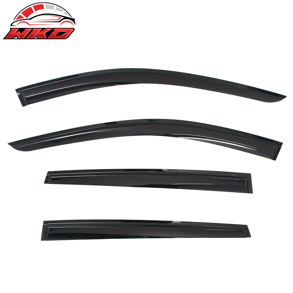 Fits 25-26 Nissan Kicks Mugen Style Window Visors Rain Vent Guard Acrylic 4PCS