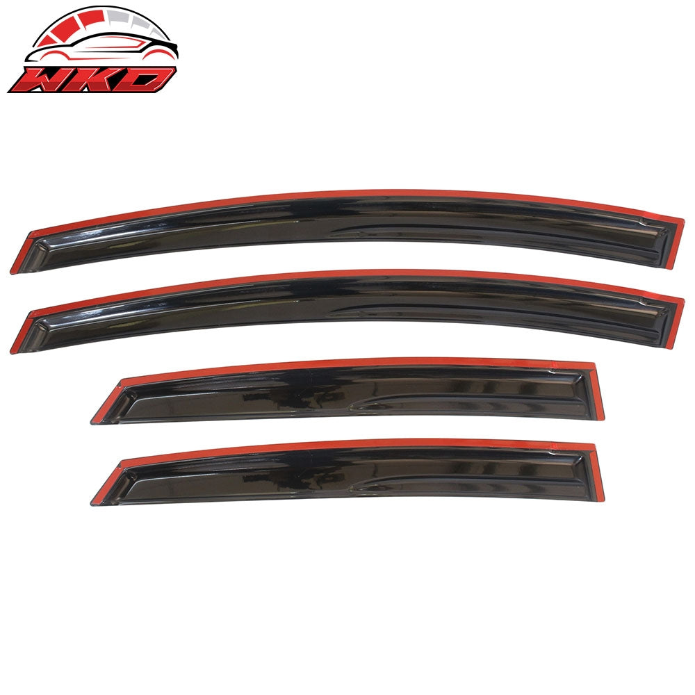 Fits 10-15 Toyota Prius XW30 Mugen Style Acrylic Window Visors 4PC Rain Guard