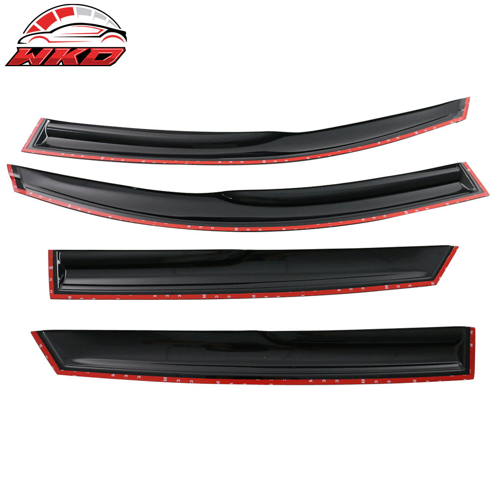 Fits 16-21 Hyundai Tucson Mugen Style Acrylic Window Visors Rain Guard 4Pc Set
